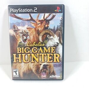 Cabelas Big Game Hunter 2008 Sony PlayStation 2 PS2 Game CIB Activision 2007